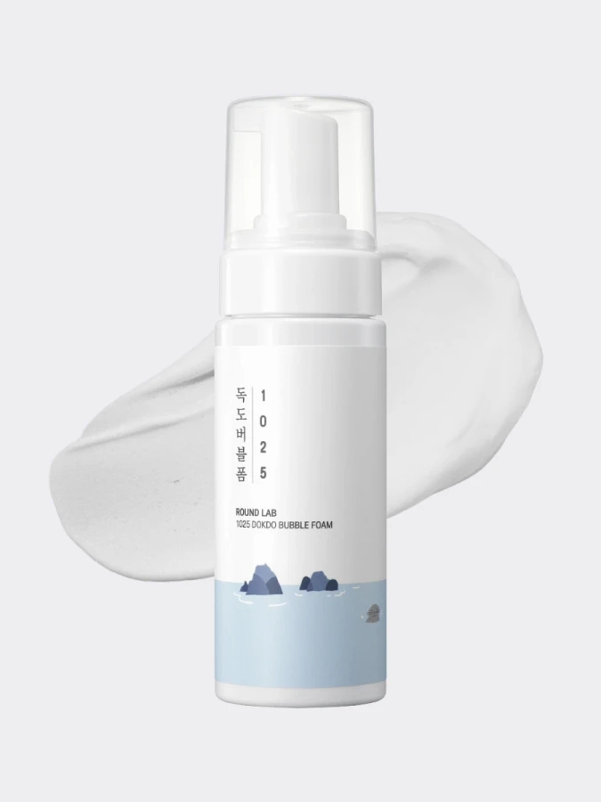 Пузырьковая пенка для умывания с морской водой Round Lab 1025 Dokdo Bubble Foam