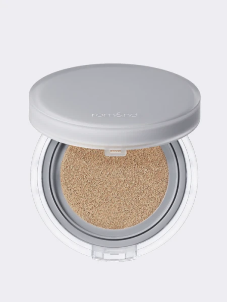 Тональный кушон с матовым финишем в бежевом оттенке rom&nd Nu Zero Cushion 04 Beige 23 SPF24 PA++ Тональный кушон с матовым финишем в бежевом оттенке rom&nd Nu Zero Cushion 04 Beige 23 SPF24 PA++