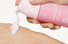Укрепляющая пузырьковая сыворотка с коллагеном и ПДРН Medicube PDRN Pink Collagen Bubble Serum