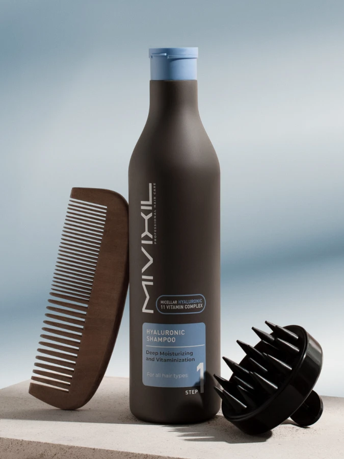 Увлажняющий шампунь с гиалуроновой кислотой MIVIXIL Hyaluronic Shampoo