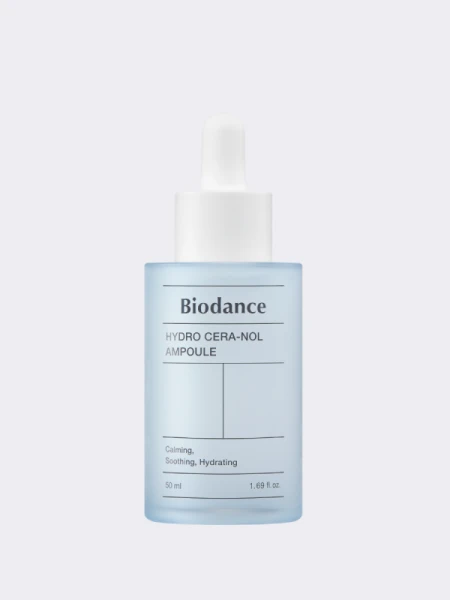 Увлажняющая сыворотка для лица с гиалуроновой кислотой и пантенолом Biodance Hydro Cera-nol Ampoule Увлажняющая сыворотка для лица с гиалуроновой кислотой и пантенолом Biodance Hydro Cera-nol Ampoule