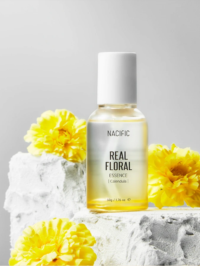 Успокаивающая эссенция с экстрактом календулы Nacific Real Floral Calendula Essence