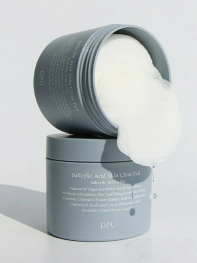 Отшелушивающие тонер-пэды для лица с салициловой кислотой 2% DPU Salicylic Acid Skin Clear Pad
