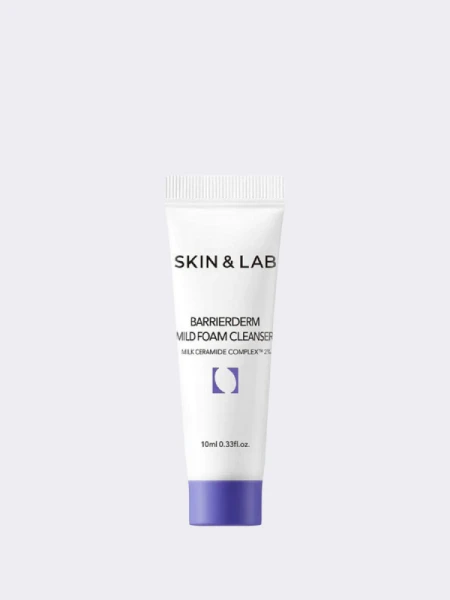 Деликатная пенка для умывания с керамидами МИНИ SKIN&LAB Barrierderm Mild Foam Cleanser Деликатная пенка для умывания с керамидами МИНИ SKIN&LAB Barrierderm Mild Foam Cleanser