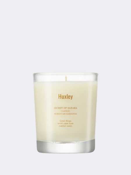 Маленькая ароматическая свеча для дома с ароматом марокканского сада Huxley Candle Moroccan Gardener