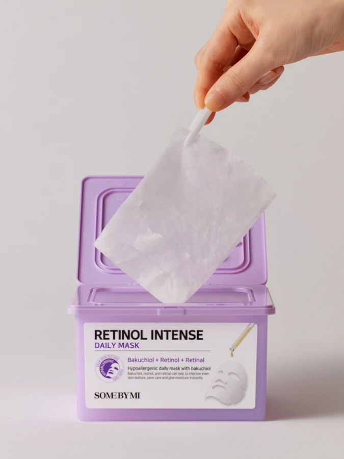 Набор разглаживающих тканевых масок для лица с ретинолом Some By Mi Retinol Intense Daily Mask