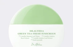 Освежающий солнцезащитный крем Dr.Althea Green Tea Fresh Sunscreen SPF50+ PA++++