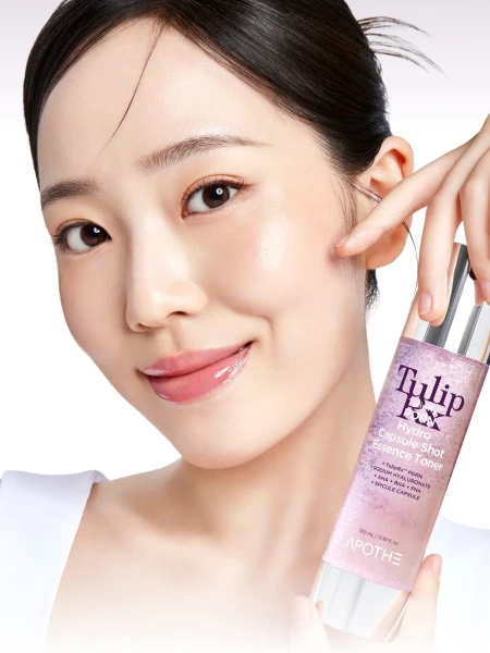Увлажняющая тонер-эссенция с ПДРН и микроигдами APOTHE TulipRx PDRN Hydro Capsule Shot Essence Toner