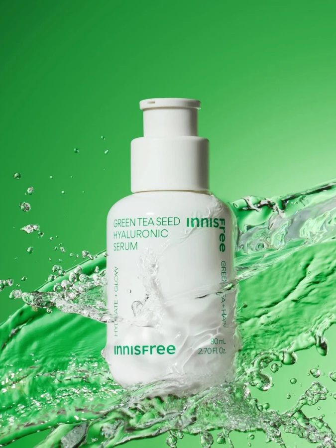 Освежающая сыворотка с экстрактом зеленого чая и гиалуроновой кислотой innisfree Green Tea Seed Hyaluronic Serum