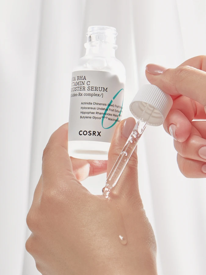 Освежающая сыворотка для лица с кислотами и витамином С COSRX Refresh AHA BHA Vitamin C Booster Serum