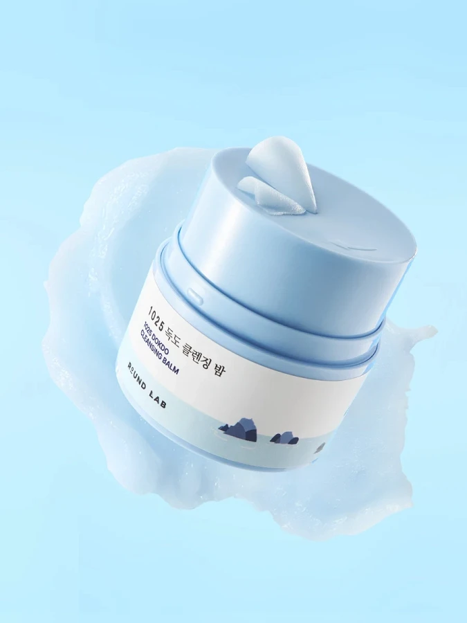 Очищающий гидрофильный бальзам-точилка с морской водой Round Lab 1025 Dokdo Cleansing Balm