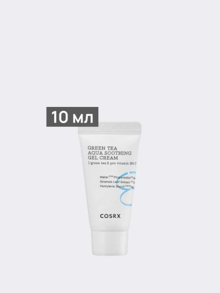 Успокаивающий гель-крем с зелёным чаем COSRX Green Tea Aqua Soothing Gel Cream