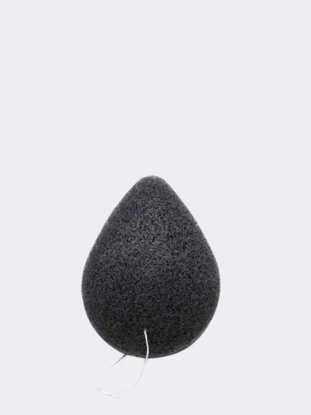 Спонж-конняку с древесным углём Purito Bamboo Charcoal Konjac Sponge