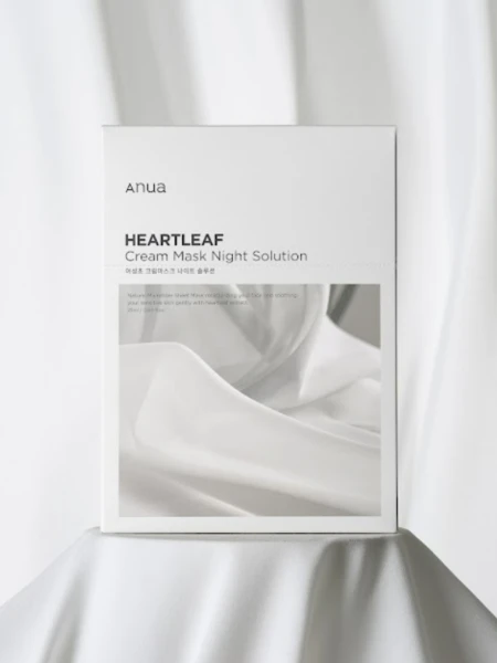 Набор укрепляющих тканевых масок для лица с керамидами ANUA Heartleaf Cream Mask Night Solution Set Набор укрепляющих тканевых масок для лица с керамидами ANUA Heartleaf Cream Mask Night Solution Set