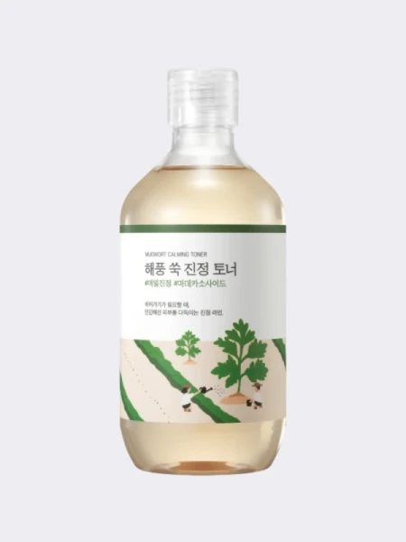 Успокаивающий тонер с экстрактом полыни Round Lab Mugwort Calming Toner