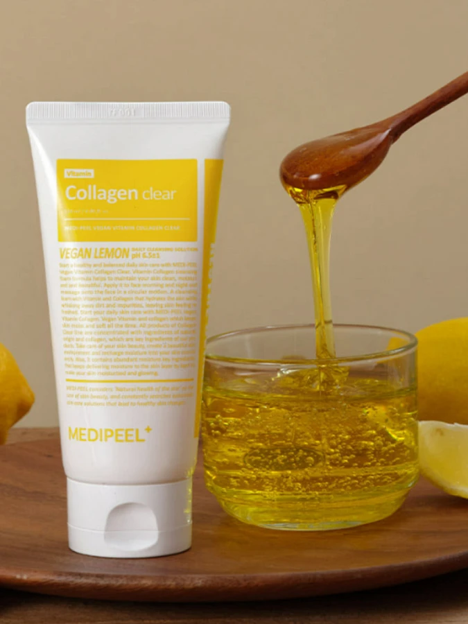 Витаминная пенка для умывания для ровного тона кожи MEDI-PEEL Vegan Vitamin Collagen Clear