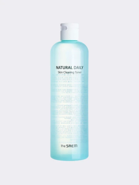 Ежедневный очищающий тонер с растительными экстрактами The Saem Natural Daily Skin Clearing Toner Ежедневный очищающий тонер с растительными экстрактами The Saem Natural Daily Skin Clearing Toner