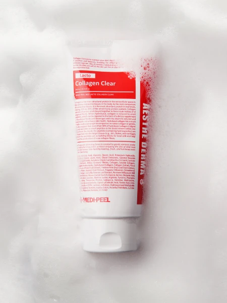 МИНИ Смягчающая пенка для умывания с коллагеном MEDI-PEEL Aesthe Derma Lacto Collagen Clear МИНИ Смягчающая пенка для умывания с коллагеном MEDI-PEEL Aesthe Derma Lacto Collagen Clear