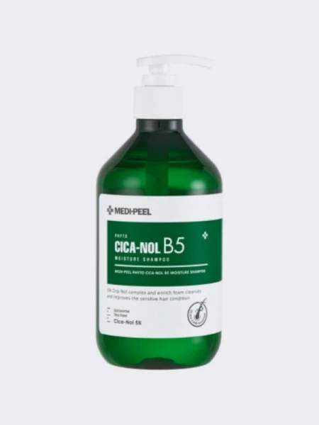 Успокаивающий шампунь для волос с растительными экстрактами MEDI-PEEL Phyto CICA-Nol B5 Moisture Shampoo