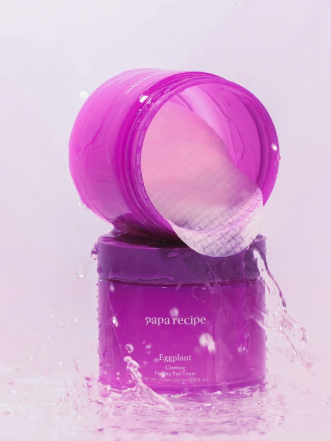 Отшелушивающие тонер-пэды с экстрактом баклажана Papa Recipe Eggplant Clearing Peeling Pad Toner
