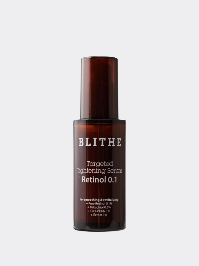 Разглаживающая сыворотка для лица с ретинолом и бакучиолом Blithe Targeted Tightening Serum Retinol 0.1