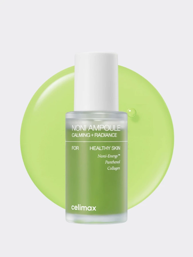 Тонизирующая ампульная сыворотка с экстрактом нони Celimax Noni Ampoule Calming + Radiance