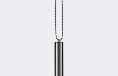 Карманная кисть для макияжа губ в тёмном корпусе BRAYE Pocket Lip Brush Dark Silver