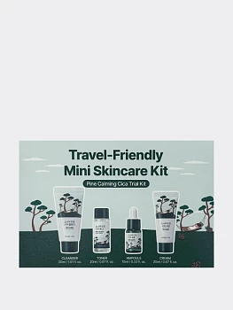 Дорожный набор для ухода за кожей с экстрактом сосны Round Lab Pine Calming Cica Trial Kit