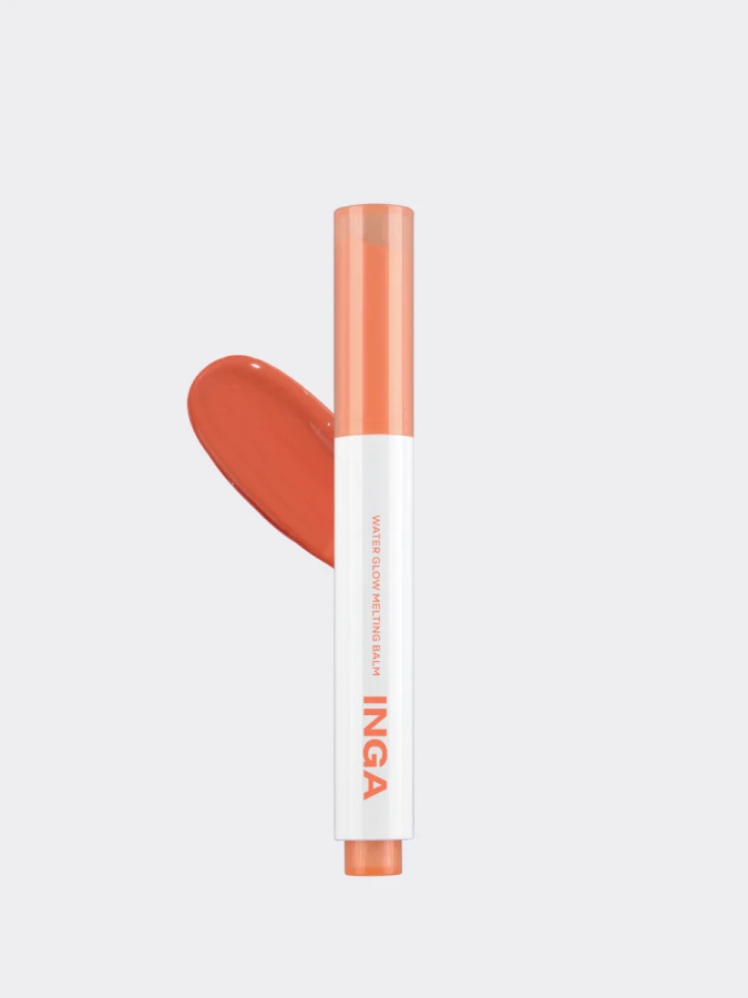 Тающий оттеночный бальзам для губ INGA Water Glow Melting Balm Peach Juice
