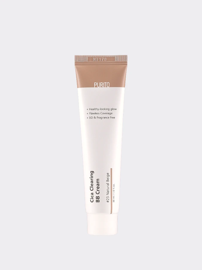 Успокаивающий BB крем с экстрактом центеллы №23 Purito Cica Clearing BB cream