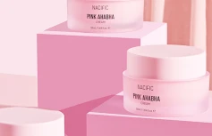 Обновляющий крем для лица с экстрактом арбуза и кислотами Nacific Pink AHA BHA Cream