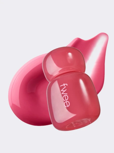 Стойкий тинт для губ с полусияющим финишем fwee Pink Obsession Stay-fit Lip Tint G09 Lychee Pink