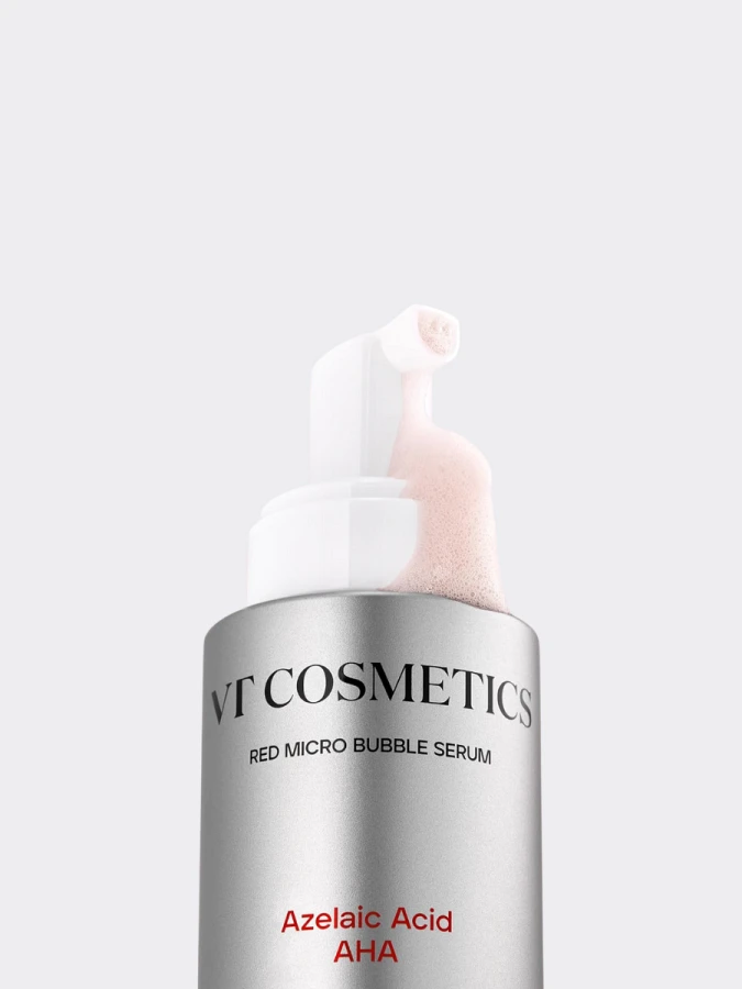 Отшелушивающая пузырьковая сыворотка с кислотами VT Az AHA Red Micro Bubble Serum