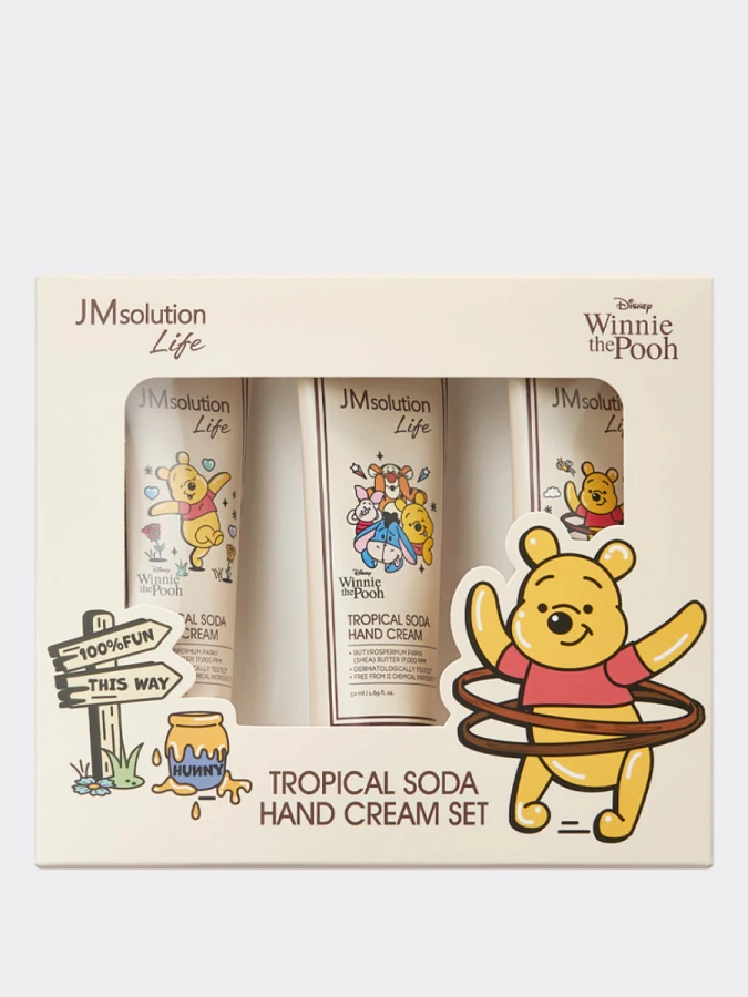 Подарочный набор кремов для рук с тропическим ароматом JMSolution Life Disney Tropical Soda Hand Cream Set