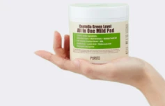 Увлажняющие отшелушивающие пэды с центеллой PURITO Centella Green Level All In One Mild Pad