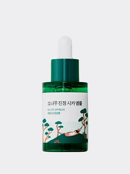 Противовоспалительная сыворотка для лица с экстрактом сосны и центеллы Round Lab Pine Calming Cica Ampoule