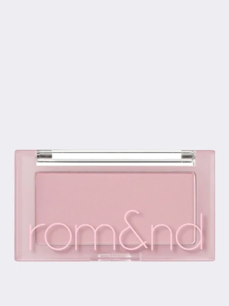 Мягкие спрессованные румяна в холодном виноградном оттенке rom&nd Better Than Cheek N02 Vine Nude