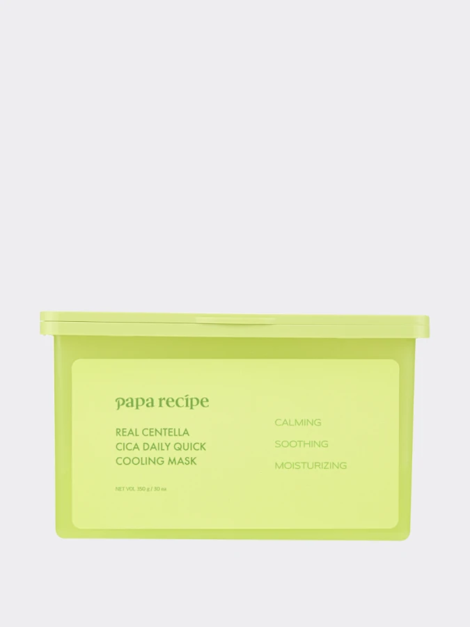 Набор освежающих тканевых масок с экстрактом центеллы Papa Recipe Real Centella Cica Daily Quick Cooling Mask