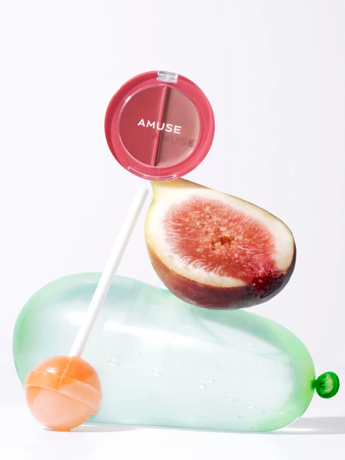 Многофункциональный бальзам-румяна для губ и щёк AMUSE Lip & Cheek Healthy Balm 05 Fig Balm