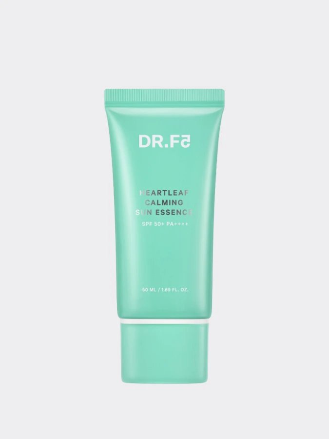 Успокаивающая солнцезащитная эссенция DR.F5 Heartleaf Calming Sun Essence SPF50+ PA++++