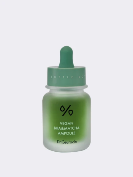 Себорегулирующая ампульная сыворотка с экстрактом чая матча Dr.Ceuracle Dr.Ceuracle Vegan BHA & Matcha Ampoule Себорегулирующая ампульная сыворотка с экстрактом чая матча Dr.Ceuracle Dr.Ceuracle Vegan BHA & Matcha Ampoule
