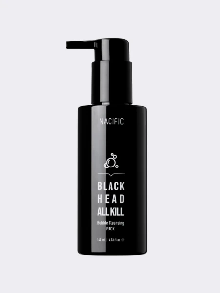 Пузырьковая маска для очищения пор с древесным углём Nacific Blackhead All Kill Bubble Cleansing Pack Пузырьковая маска для очищения пор с древесным углём Nacific Blackhead All Kill Bubble Cleansing Pack