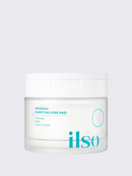 Тонер-пэды для сужения пор с экстрактом моринги ilso Moringa Purifying Pore Pad