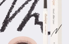 Ультратонкий карандаш для век в чёрном оттенке Dasique Mood Slim Liner #01 Daily Black