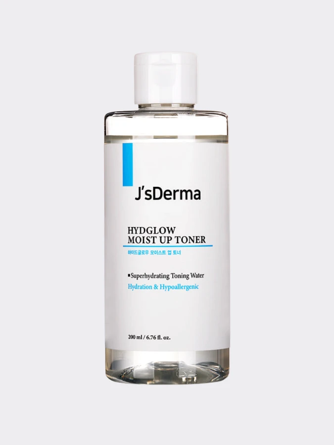 Увлажняющий тонер с гиалуроновой кислотой и березовым соком J'sDERMA Hydglow Moist Up Toner