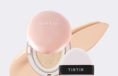МИНИ Тональный кушон со стойким матовым финишем TIRTIR Mask Fit All-Cover Cushion 13N Fair Ivory