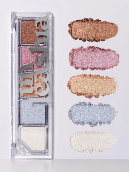 Палетка цветных хайлайтеров UNLEASHIA Mood Shower Face Palette NO.101 Ballerino Shower Палетка цветных хайлайтеров UNLEASHIA Mood Shower Face Palette NO.101 Ballerino Shower