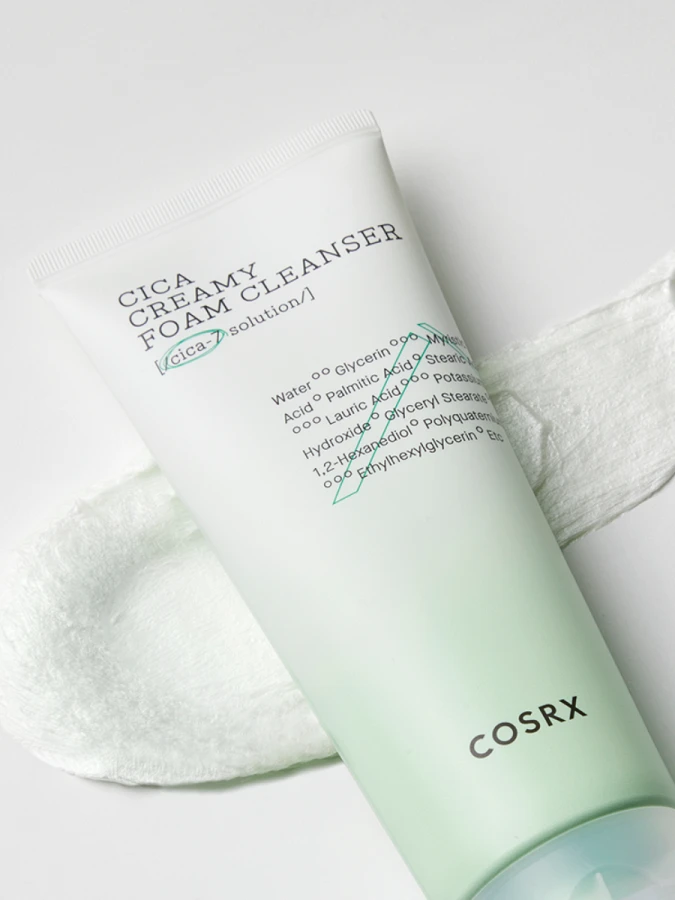 Кремовая пенка для чувствительной кожи Cosrx Cica Creamy Foam Cleanser