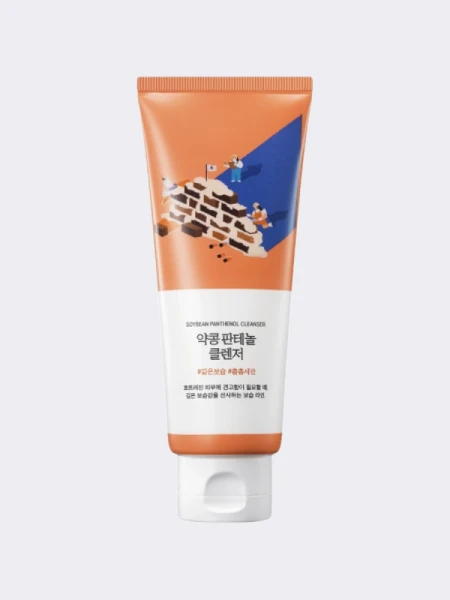 Мягкая пенка для умывания с экстрактом черной сои и пантенолом Round Lab Soybean Panthenol Cleanser Мягкая пенка для умывания с экстрактом черной сои и пантенолом Round Lab Soybean Panthenol Cleanser