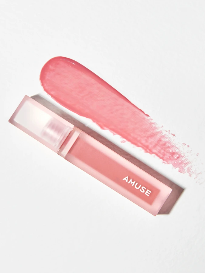 Влажный вельветовый тинт для губ AMUSE Dew Velvet 01 Boksoonga Blossom
